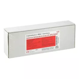ISOTONISCHE NaCl šķīdums 0,9% Eifelfango, 5X100 ml