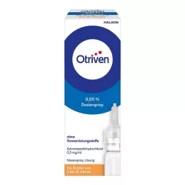 OTRIVEN 0,05% dozējams aerosols bez konservantiem, 10 ml
