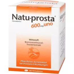NATUPROSTA 600 mg uno apvalkotās tabletes, 100 gab