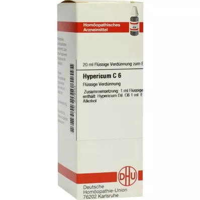HYPERICUM C 6 atšķaidījums, 20 ml HYPERICUM C 6 atšķaidījums, 20 ml