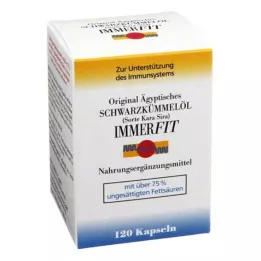 SCHWARZKÜMMELÖL Immerfit kapsulas, 120 gab