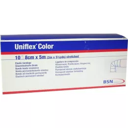 UNIFLEX Universālie pārsēji 8 cmx5 m zili, 10 gab