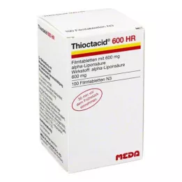 THIOCTACID 600 HR apvalkotās tabletes, 100 gab