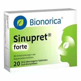 SINUPRET forte apvalkotās tabletes, 20 gab