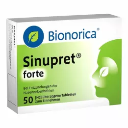 SINUPRET forte apvalkotās tabletes, 50 gab