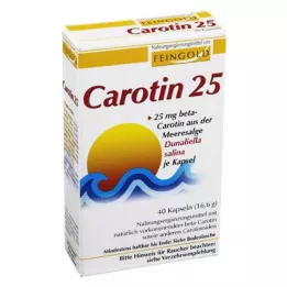 CAROTIN 25 Feingold kapsulas, 40 gab