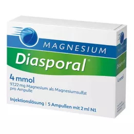 MAGNESIUM DIASPORAL 4 mmol ampulas, 5X2 ml