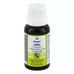 ARSENICUM SULFURICUM F komplekss Nr.86 Atšķaidījums, 20 ml