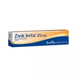 ZINK BETA 25 putojošās tabletes, 20 gab