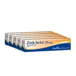 ZINK BETA 25 putojošās tabletes, 100 gab