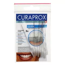 CURAPROX LS 634 Smalka starpzobu birste, 8 gab