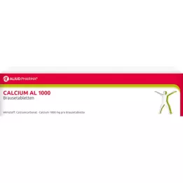 CALCIUM AL 1000 putojošās tabletes, 20 gab