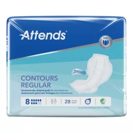 ATTENDS Contours Regular 8 veidnes, 28 gab