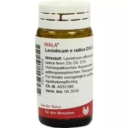 LEVISTICUM E radice D 10 lodītes, 20 g