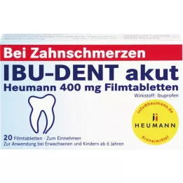 IBU-DENT akūtas Heumann 400 mg apvalkotās tabletes, 20 gab