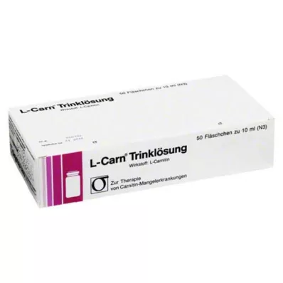 L-CARN Dzeramais šķīdums, 50X10 ml