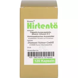 HIRTENTÄSCHEL Bioxera kapsulas, 120 gab