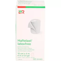 HAFTELAST Fiksācijas lente kohēzija bez lateksa 10 cmx4 m krēms, 1 gab