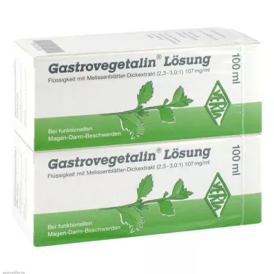 GASTROVEGETALIN Šķīdums, 200 ml GASTROVEGETALIN Šķīdums, 200 ml