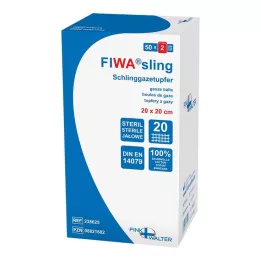 SCHLINGGAZETUPFER 20x20 cm sterilas plūmes izmērs, 50X2 gab