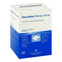 OSVAREN Apvalkotās tabletes, 200 gab