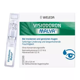 VISIODORON Malva acu pilieni vienas devas pipetē., 20X0,4 ml