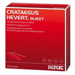 CRATAEGUS HEVERT injicējamās ampulas, 100 gab
