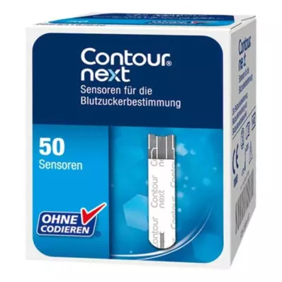 CONTOUR Next Sensors testa strēmeles, 50 gab CONTOUR Next Sensors testa strēmeles, 50 gab