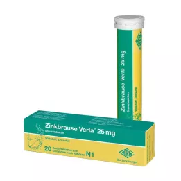 ZINKBRAUSE Verla 25 mg putojošās tabletes, 20 gab