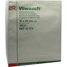 VLIWASOFT Neaustas kompreses 10x20 cm nesterilas 6l., 100 gab