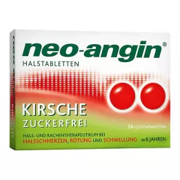 NEO-ANGIN Ķiršu rīkles pastilas, 24 gab
