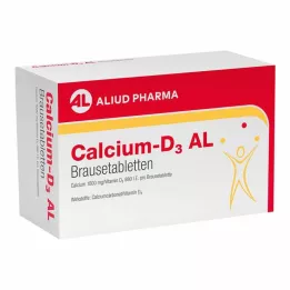 CALCIUM-D3 AL putojošās tabletes, 120 gab