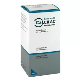 CALCILAC Košļājamās tabletes, 180 gab