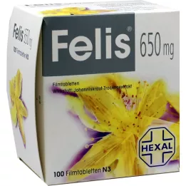 FELIS 650 mg apvalkotās tabletes, 100 gab