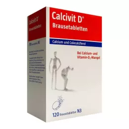 CALCIVIT D putojošās tabletes, 120 gab