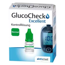 GLUCOCHECK Lielisks kontroles šķīdums, parasts, 4 ml