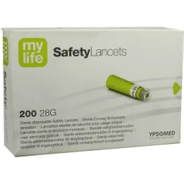 Mylife drošības lancetes, 200 gab