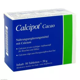CALCIPOT kakao košļājamā tabletes, 50 stundas