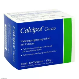 CALCIPOT Kakao košļājamās tabletes, 100 gab