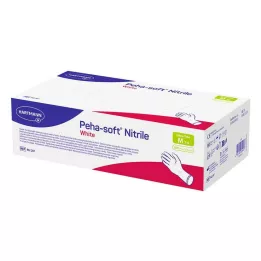 PEHA-SOFT nitrila balts Unt.Hands.unsteril pf M, 200 gab