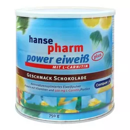 HANSEPHARM Power Protein plus šokolādes pulveris, 750 g
