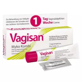 VAGISAN Myko Kombi 1 dienas terapija, 1 P