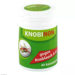 KNOBINON Košļājamā tablešu skārdene, 40 gab