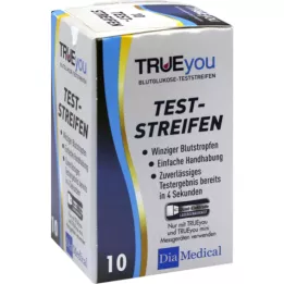 TRUEYOU Cukura līmeņa noteikšanas strēmeles asinīs, 10 gab