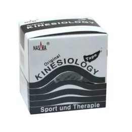 NASARA Kinezioloģiskā lente 5 cmx5 m melna, 1 gab