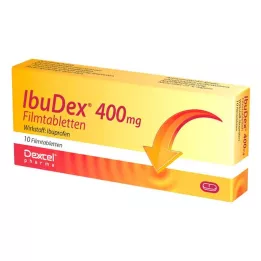 IBUDEX 400 mg apvalkotās tabletes, 10 gab