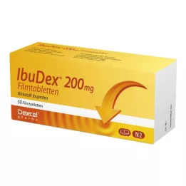 IBUDEX 200 mg apvalkotās tabletes, 50 gab