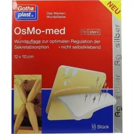 OSMO MED AG Brūču pārsējs sterils 10x12 cm, 10 gab