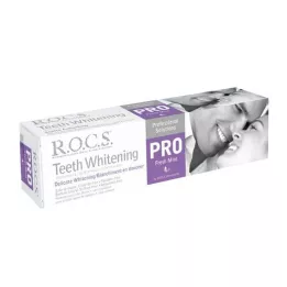 ROCS PRO maigi balinoša svaigu piparmētru zobu pasta, 135 g