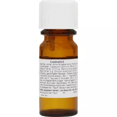 CONTRAVIR 2 pilieni, 10 ml